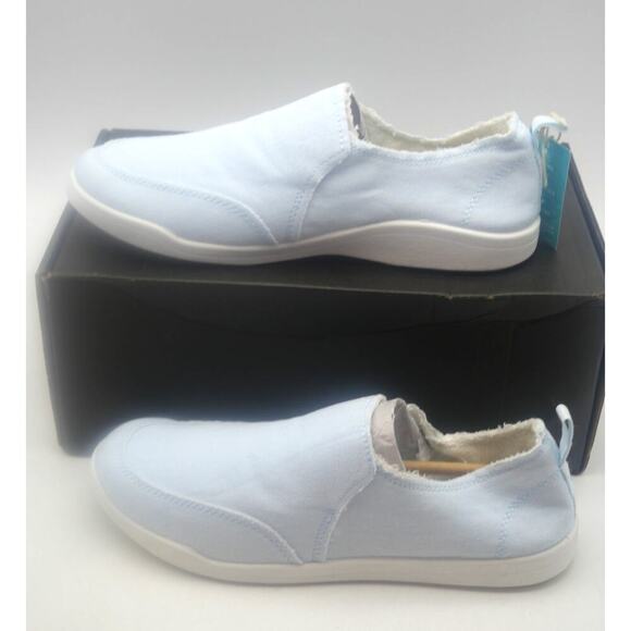 NEW Vionic Malibu Women's 6.5 Slip-on Shoes Blue Acid Wash Denim - Picture 3 of 10